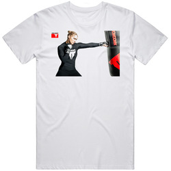 Ronda Rousey Female Woman Mma Champion Stricking Punching Bag Hot Retro Graphic Unisex Cotton White Classic T Shirt