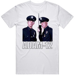 Kent Mccord Adam 12 Martin Milner Retro Graphic Unisex Cotton White Classic T Shirt