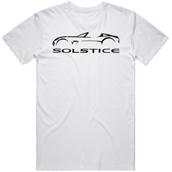 Pontiac Solstice Automobile Car Truck Motorcycle Parts Cool Distressed Style Brand Logo Emblem Retro Graphic Unisex Cotton White Classic T Shirt