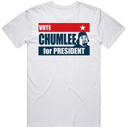 Chumlee For President Pawn Stars Retro Graphic Unisex Cotton White Classic T Shirt