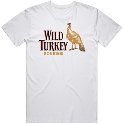 Wild Turkey Bourbon Favorite Bourbon Drink Alcohol Lovers Retro Graphic Unisex Cotton White Classic T Shirt