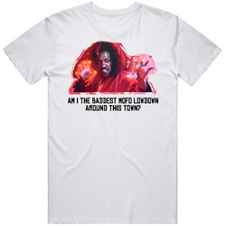 Last Dragon Baddest Mofo Shonuff Cult Movie Retro Graphic Unisex Cotton White Classic T Shirt