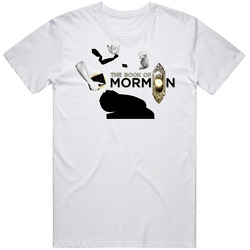 The Book Of Mormon Musical Retro Graphic Unisex Cotton White Classic T Shirt