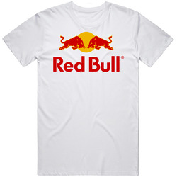 Red Bull Retro Graphic Unisex Cotton White Classic T Shirt