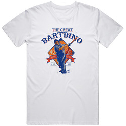 The Great Bartbino Bartolo Baseball Legend Retro Graphic Unisex Cotton White Classic T Shirt