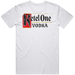 Ketel One Logo Popular Vodka Alcohol Beverage Drink Fan Gift Retro Graphic Unisex Cotton White Classic T Shirt
