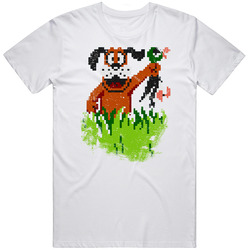 Duck Hunt Nintendo Retro Graphic Unisex Cotton White Classic T Shirt