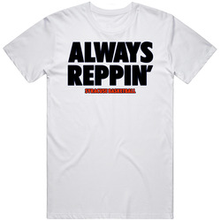 Syracuse College Basketball Always Reppin Retro Graphic Unisex Cotton White Classic T Shirt