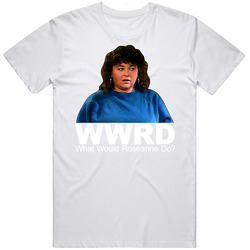 Roseanne Barr Arnold Retro Graphic Unisex Cotton White Classic T Shirt