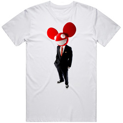 Deadmau5 Retro Graphic Unisex Cotton White Classic T Shirt