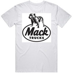 Mack Truck Retro Graphic Unisex Cotton White Classic T Shirt