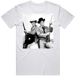 Wild Wild West Robert Conrad Tv Show Retro Graphic Unisex Cotton White Classic T Shirt