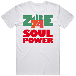 1974 Zaire Music Festival Retro Graphic Unisex Cotton White Classic T Shirt