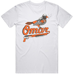 Omar The Wire Baltimore Baseball Gift Retro Graphic Unisex Cotton White Classic T Shirt