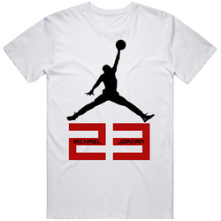 Jordan Style  - White Retro Graphic Unisex Cotton White Classic T Shirt