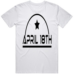 April 18th National Anal Fuck Day Jim Jefferies Retro Graphic Unisex Cotton White Classic T Shirt