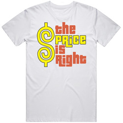 The Price Is Right Tv Show Retro Graphic Unisex Cotton White Classic T Shirt
