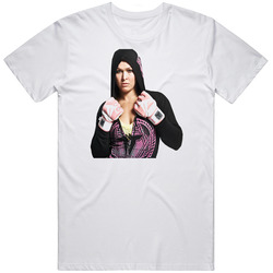 Ronda Rousey Mma Female Woman Champion Hot Posing Retro Graphic Unisex Cotton White Classic T Shirt