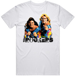 The Rockers Shawn Michaels Wrestling Retro Graphic Unisex Cotton White Classic T Shirt