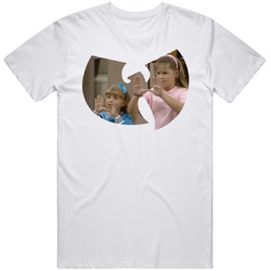 The Quotable Tees Full House Wu Tang Parody Retro Graphic Unisex Cotton White Classic T Shirt