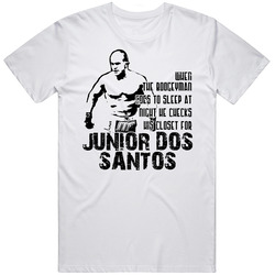 Junior Dos Santos Ultimate Fighter Brazil Retro Graphic Unisex Cotton White Classic T Shirt