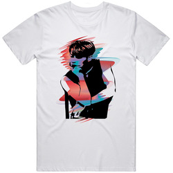 Pop Art 1 Retro Graphic Unisex Cotton White Classic T Shirt