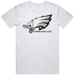 Oreagles Philadelphia Football Oregon Chip Kelly Retro Graphic Unisex Cotton White Classic T Shirt