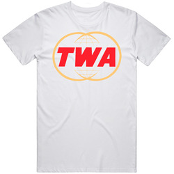 Twa Trans World Airlines Logo Classic Retro Retro Graphic Unisex Cotton White Classic T Shirt