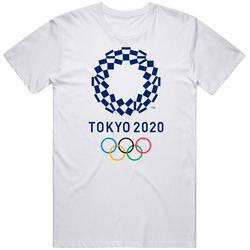 Tokyo 2020 Olympics Retro Graphic Unisex Cotton White Classic T Shirt
