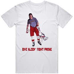 Bob Probert Hockey Enforcer Retro Graphic Unisex Cotton White Classic T Shirt