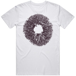 White Purple Print 7.2.19 Retro Graphic Unisex Cotton White Classic T Shirt