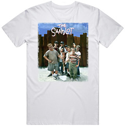 The Sandlot Kids Baseball Movie Retro Graphic Unisex Cotton White Classic T Shirt