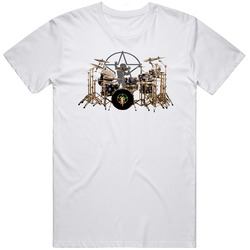 Dw Neil Peart Commemorative R30 Drum Kit Retro Graphic Unisex Cotton White Classic T Shirt