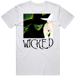 Wicked The Musical Retro Graphic Unisex Cotton White Classic T Shirt