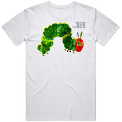 The Very Hungry Caterpillar Children's Book Retro Graphic Unisex Cotton White Classic T Shirt