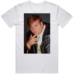 Chris Farley Cudi Snl Tribute Retro Graphic Unisex Cotton White Classic T Shirt