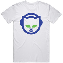 Big Napster Retro Graphic Unisex Cotton White Classic T Shirt