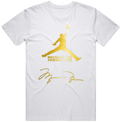 Aj White Retro Graphic Unisex Cotton White Classic T Shirt