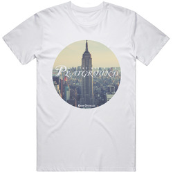 Playground Retro Graphic Unisex Cotton White Classic T Shirt