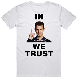 In Daniel Tosh We Trust Tosh O Retro Graphic Unisex Cotton White Classic T Shirt