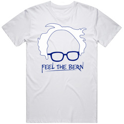 Bernie Sanders Retro Graphic Unisex Cotton White Classic T Shirt