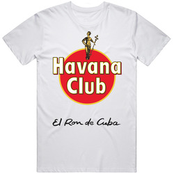 Havana Club Cuba Retro Graphic Unisex Cotton White Classic T Shirt