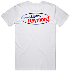Everybody Loves Raymond Tv Show Log Retro Graphic Unisex Cotton White Classic T Shirt