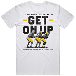 Green Bay Packers Bobsled Touch Down Victory Football Retro Graphic Unisex Cotton White Classic T Shirt