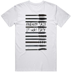 Mascara  White Retro Graphic Unisex Cotton White Classic T Shirt