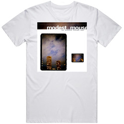 The Lonesome Crowded West Modest Mouse Retro Graphic Unisex Cotton White Classic T Shirt