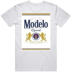 Modelo Especial Mexico Pilsner Lager Beer Retro Graphic Unisex Cotton White Classic T Shirt