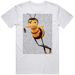 Bee Movie Script T Shirt Unisex Xsm-6xl Funny Character Awesome Tee Retro Graphic Unisex Cotton White Classic T Shirt