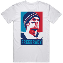 Free Brady Tom Brady New England Deflate Gate Suspension Retro Graphic Unisex Cotton White Classic T Shirt