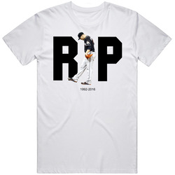 Jose Fernandez Rip Miami Baseball Tribute Dee Gordon Retro Graphic Unisex Cotton White Classic T Shirt